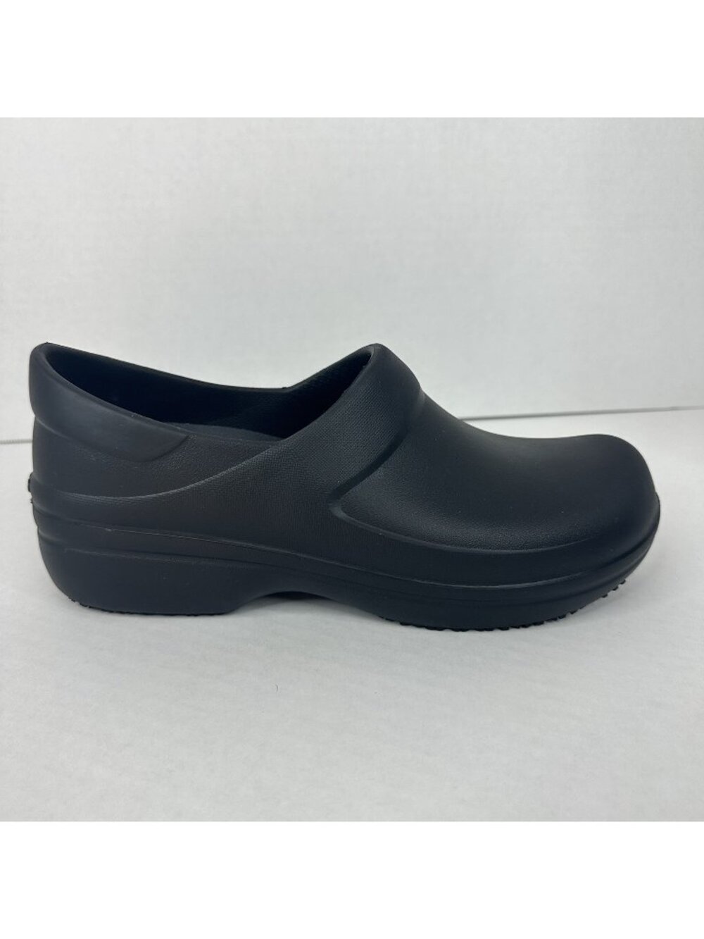 CROCS Womens Black Neria Pro II Dual Comfort Slip On Clog Shoes Size 9 Nurse